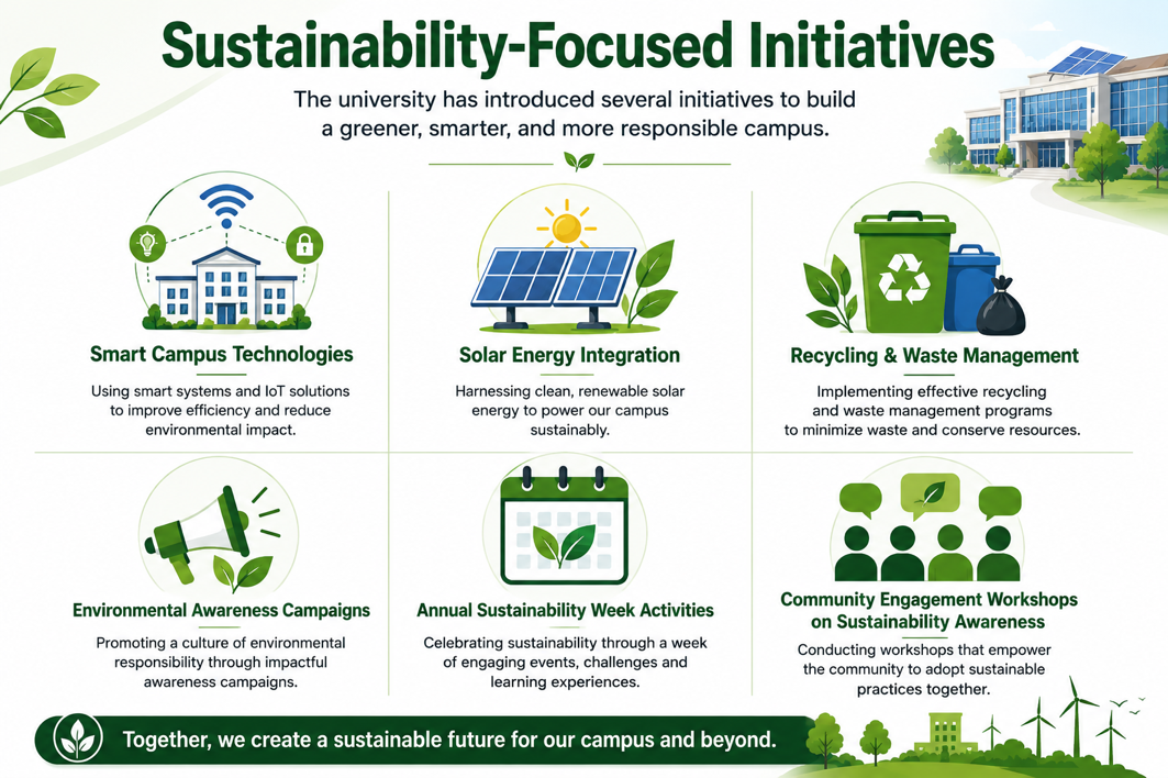 Figure 4: Sustainability Focused Initiatives of Gulf University