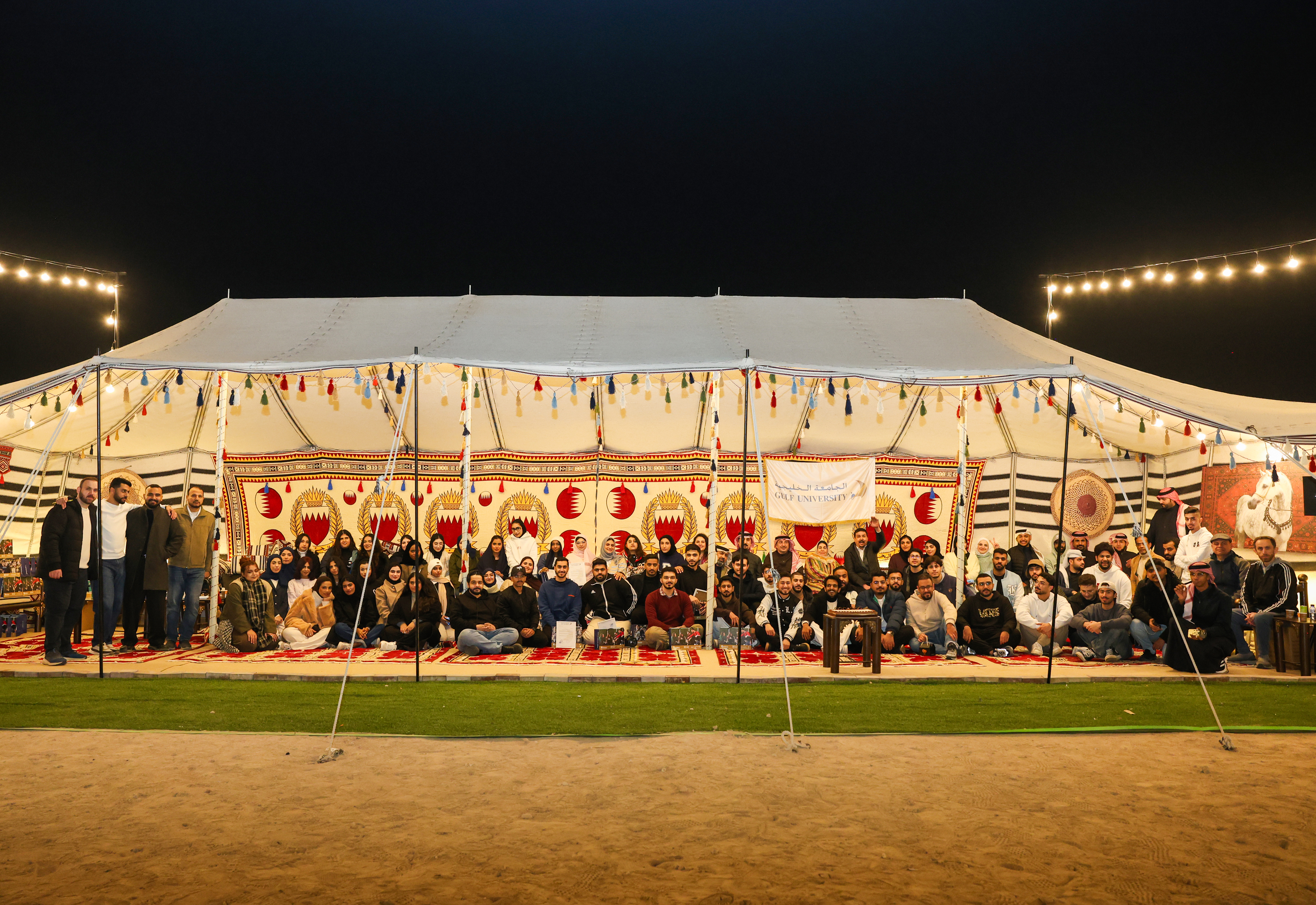 Gulf University Celebrates Its Students in the Creative Students' Camp Desert Outing