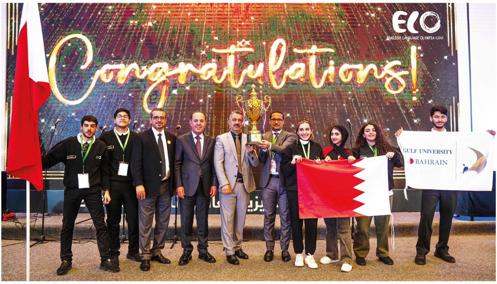 Gulf University ranked sixth in the world in the 2024 Global English Language Olympiad for Universities.